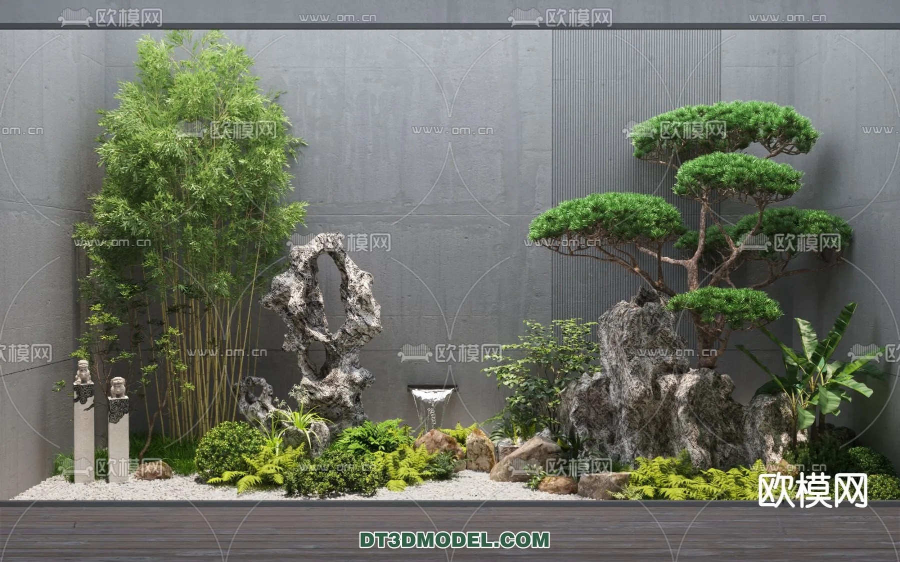 GARDEN DECOR – VRAY / CORONA – 3D MODEL – 3278