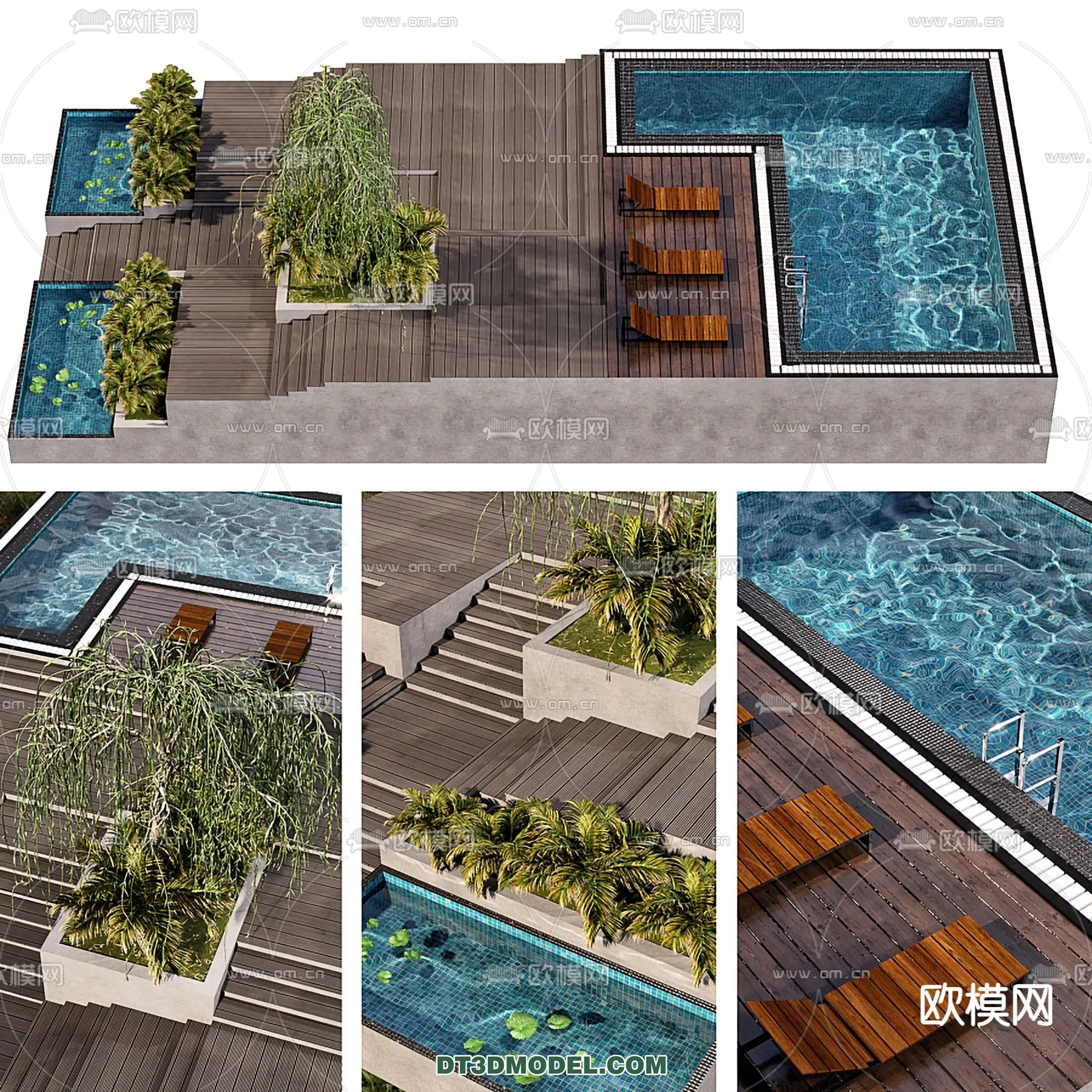 GARDEN DECOR – VRAY / CORONA – 3D MODEL – 3280