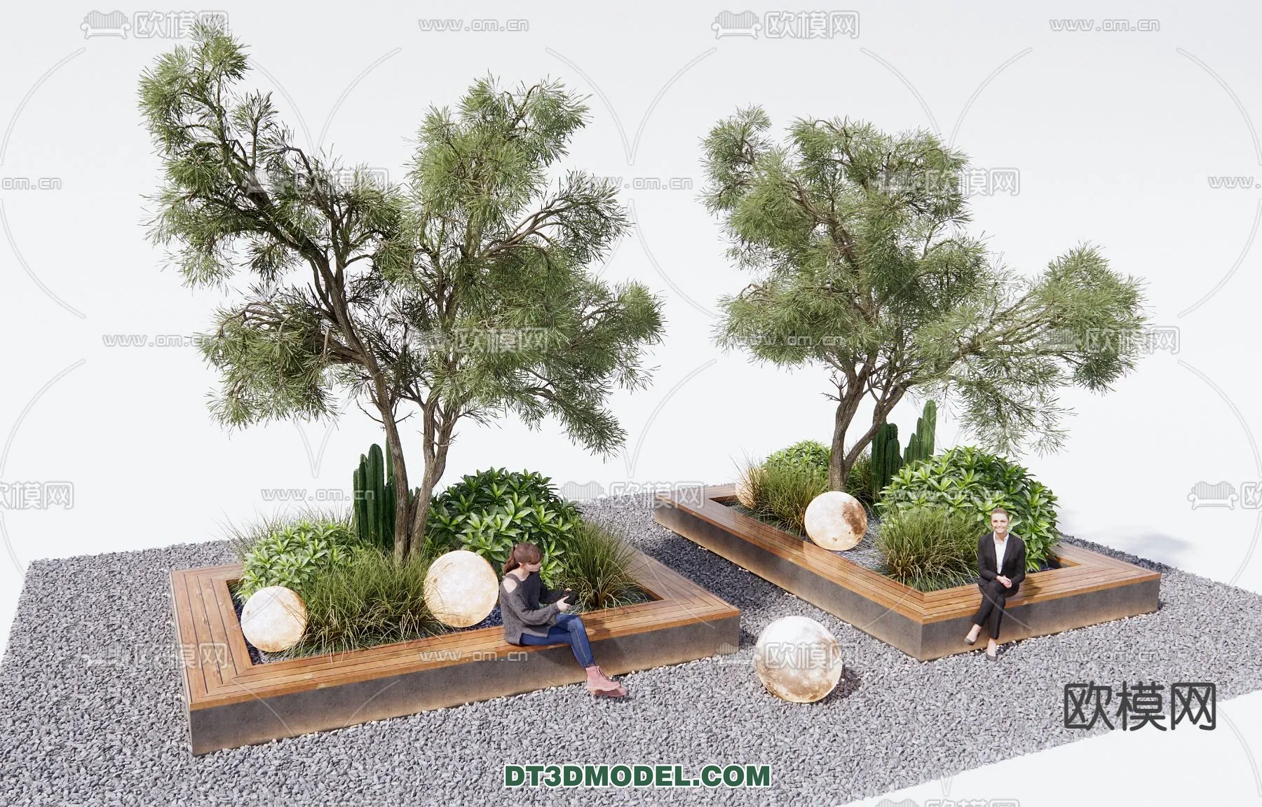 GARDEN DECOR – VRAY / CORONA – 3D MODEL – 3289