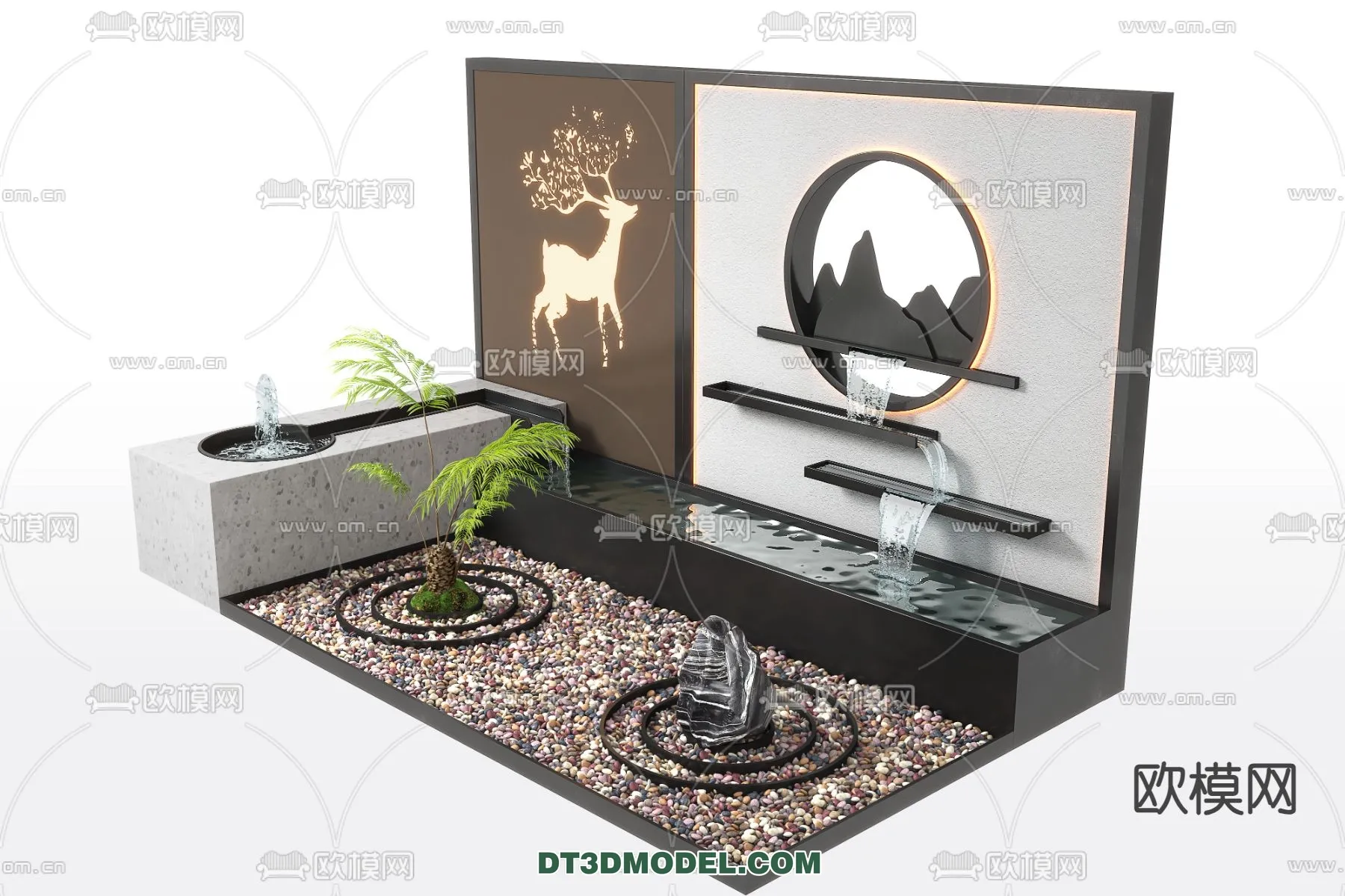 GARDEN DECOR – VRAY / CORONA – 3D MODEL – 3293