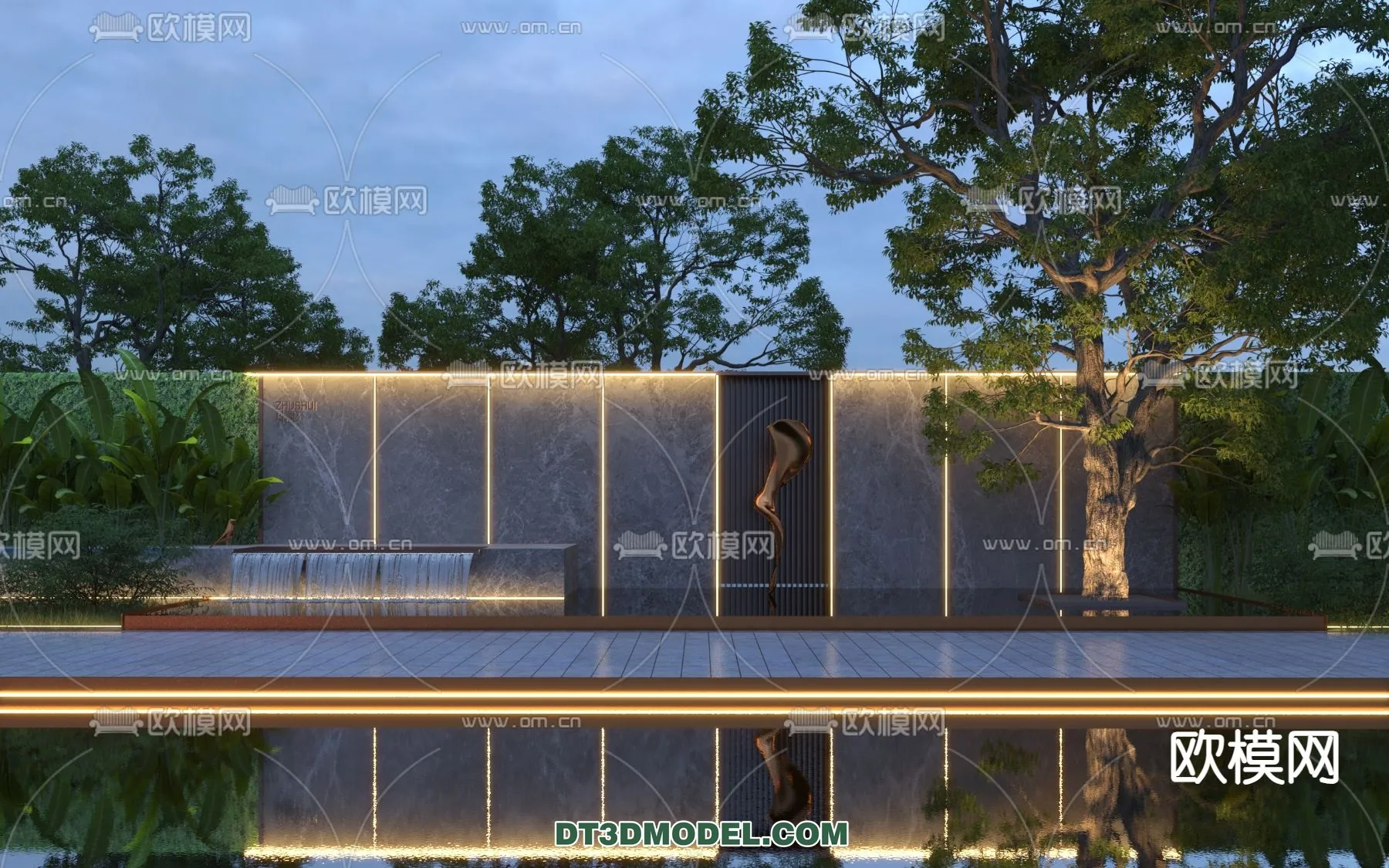 GARDEN DECOR – VRAY / CORONA – 3D MODEL – 3296