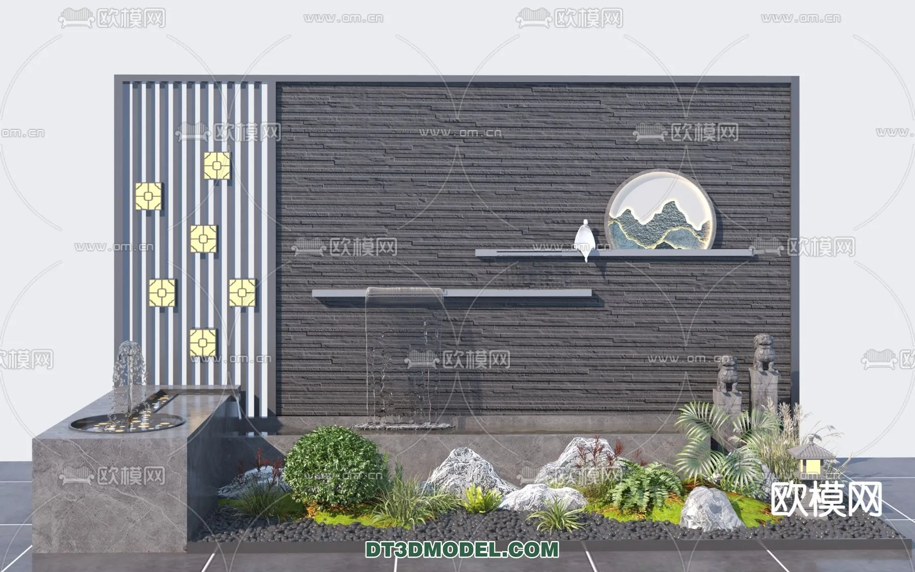 GARDEN DECOR – VRAY / CORONA – 3D MODEL – 3305