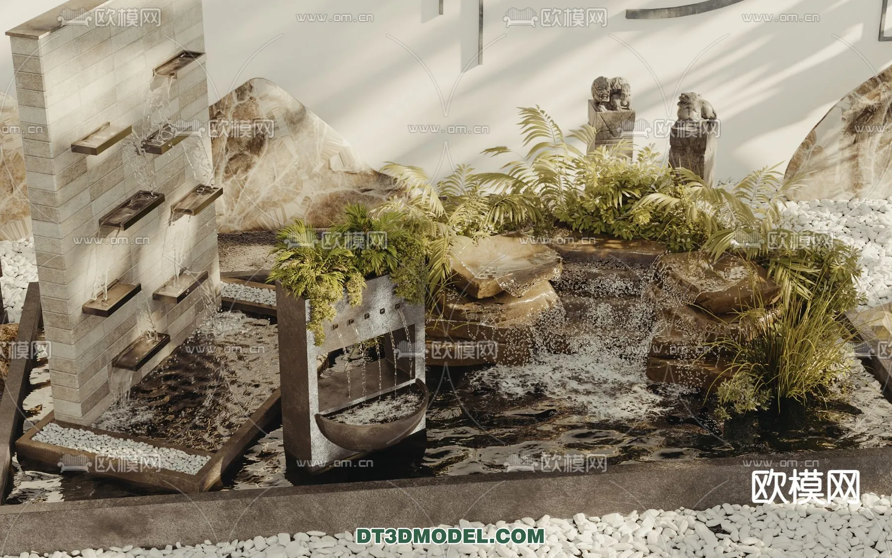 GARDEN DECOR – VRAY / CORONA – 3D MODEL – 3307