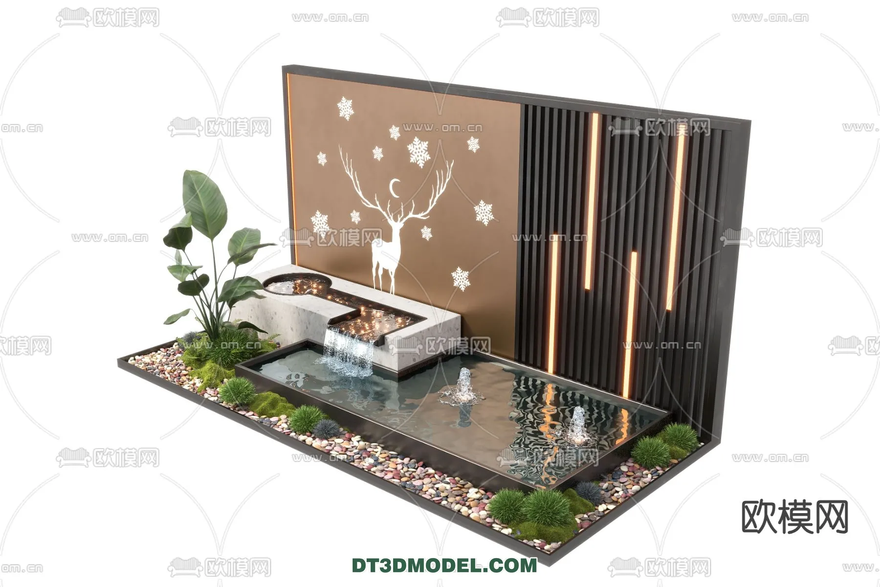 GARDEN DECOR – VRAY / CORONA – 3D MODEL – 3309