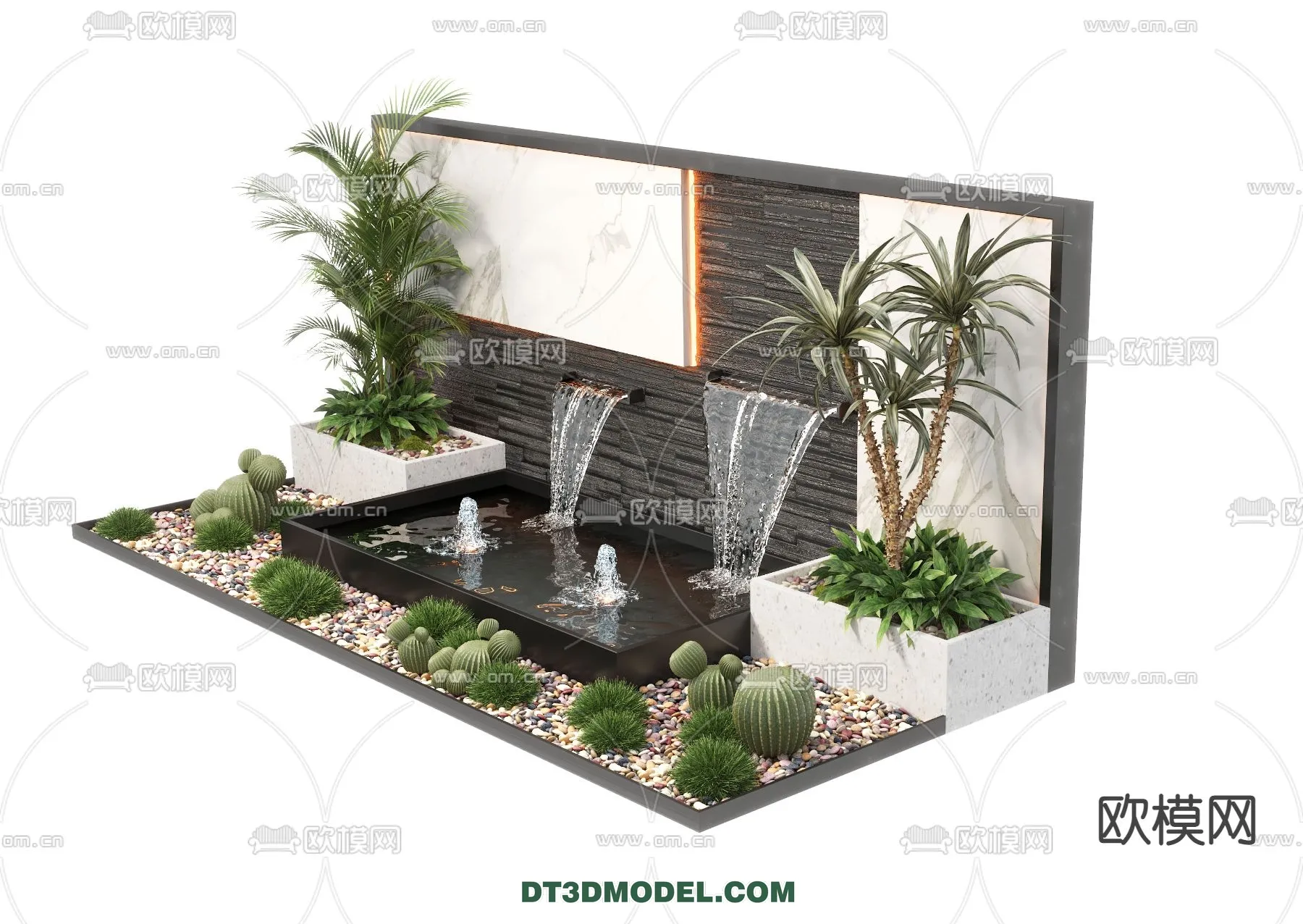 GARDEN DECOR – VRAY / CORONA – 3D MODEL – 3314
