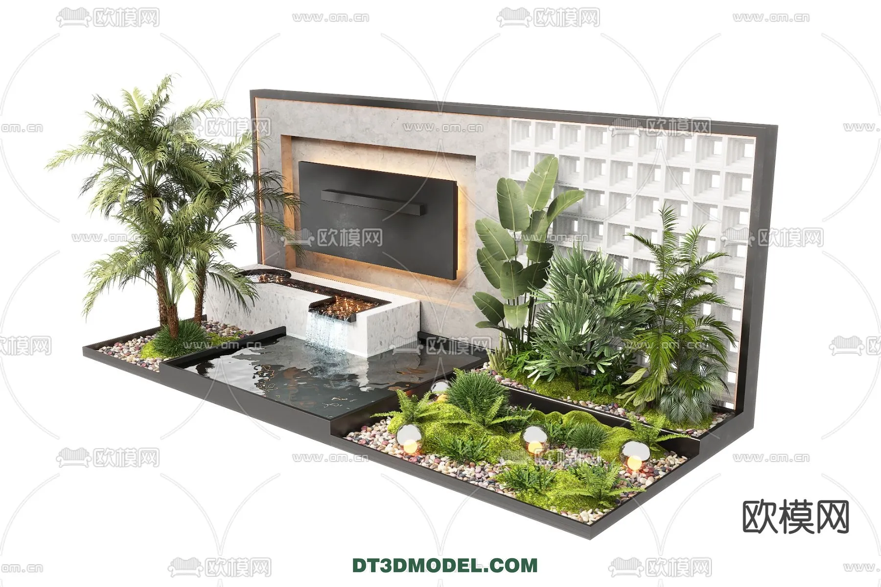 GARDEN DECOR – VRAY / CORONA – 3D MODEL – 3315