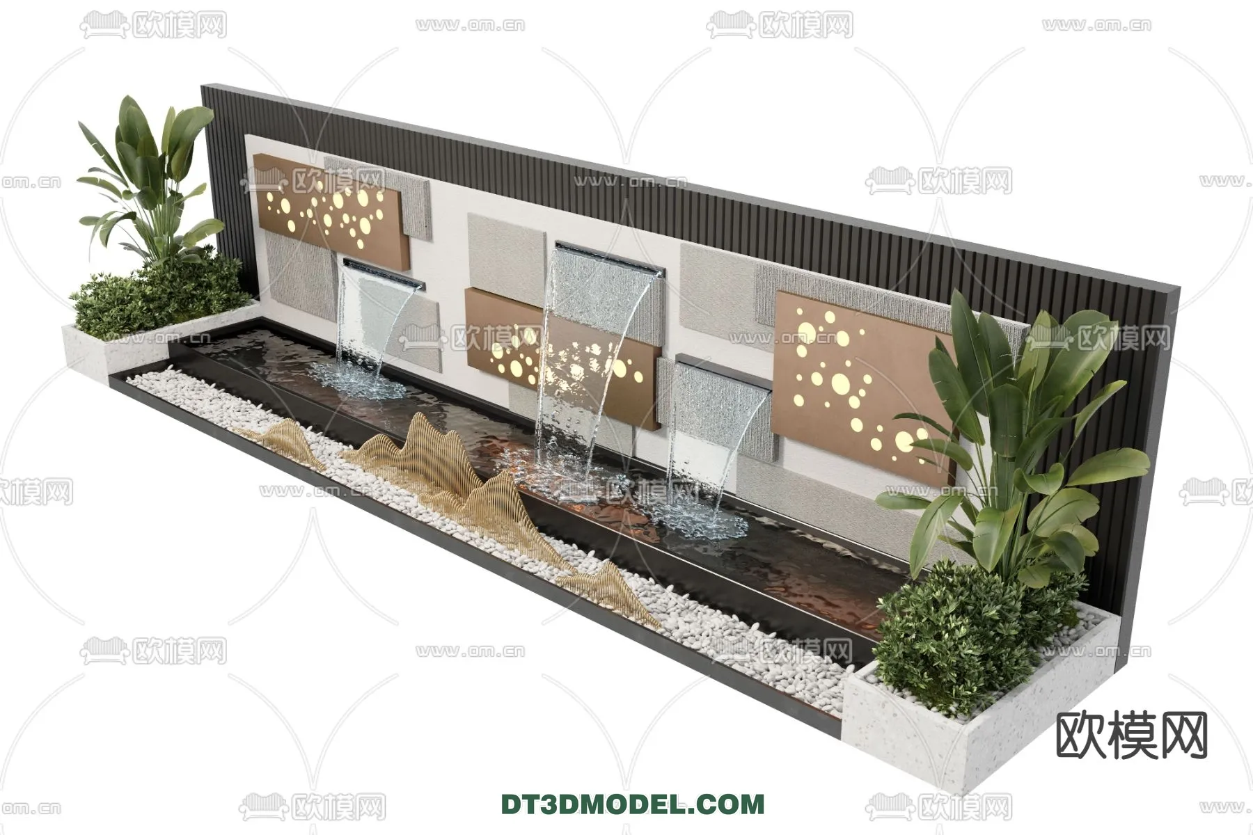 GARDEN DECOR – VRAY / CORONA – 3D MODEL – 3316