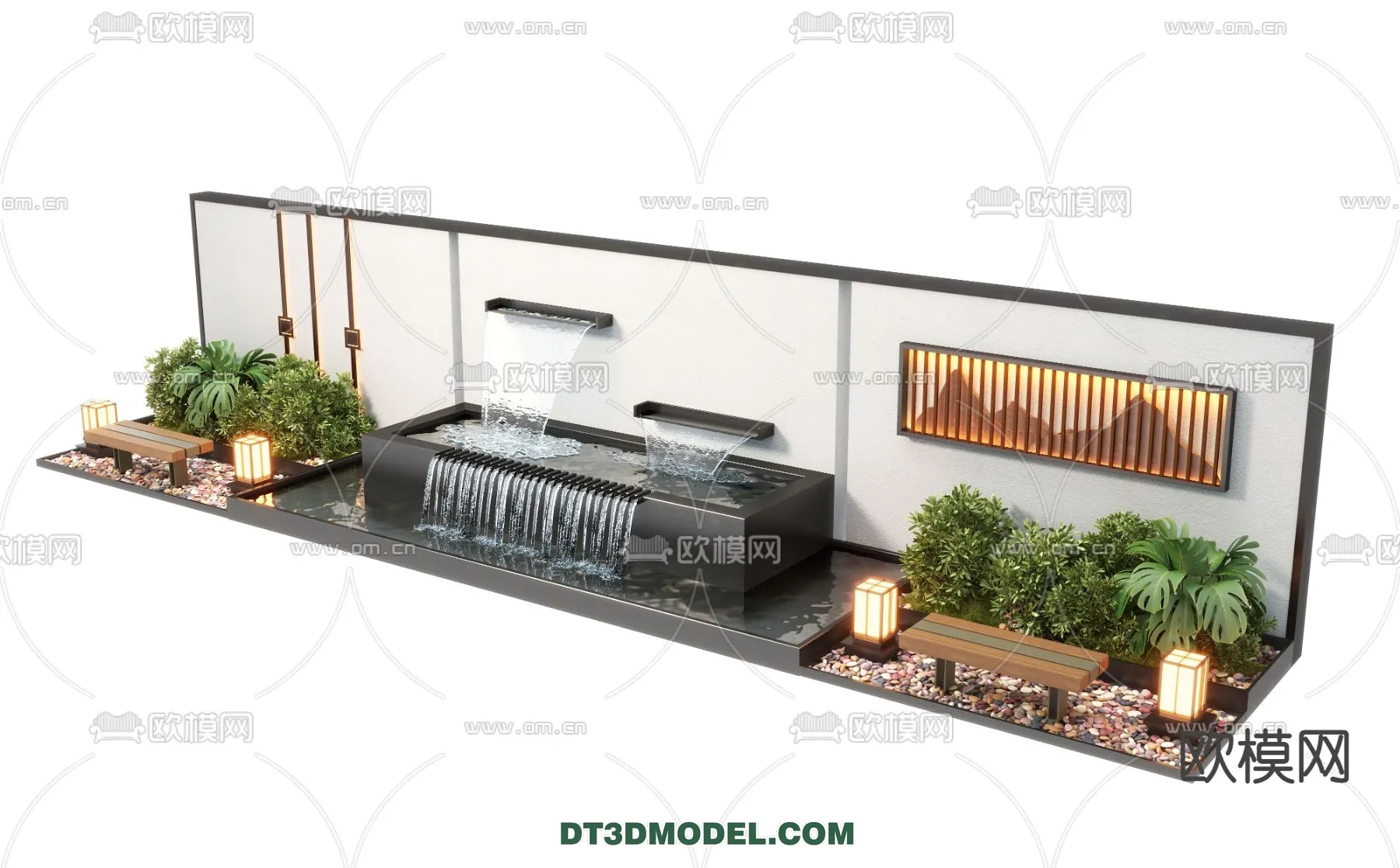 GARDEN DECOR – VRAY / CORONA – 3D MODEL – 3323