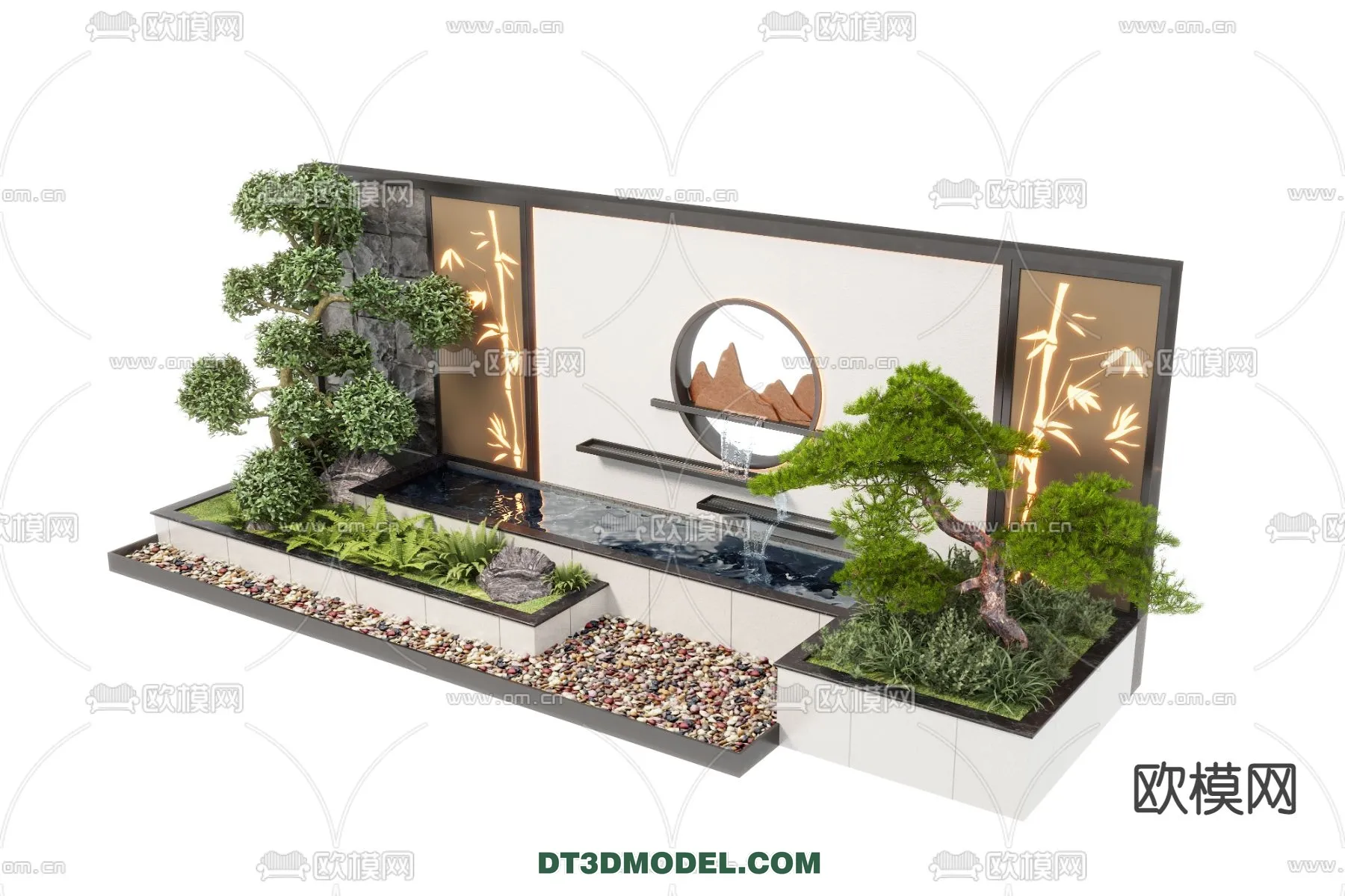 GARDEN DECOR – VRAY / CORONA – 3D MODEL – 3324