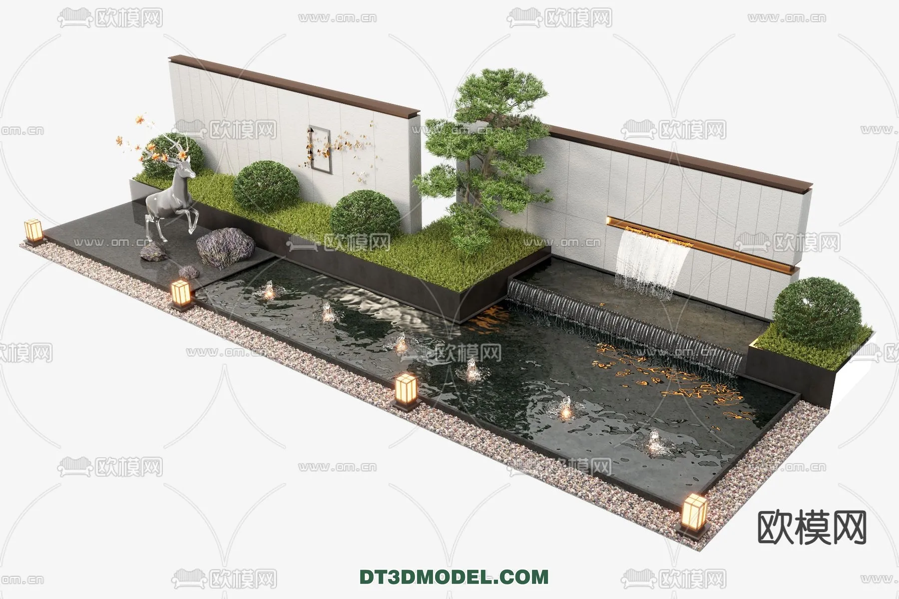 GARDEN DECOR – VRAY / CORONA – 3D MODEL – 3331