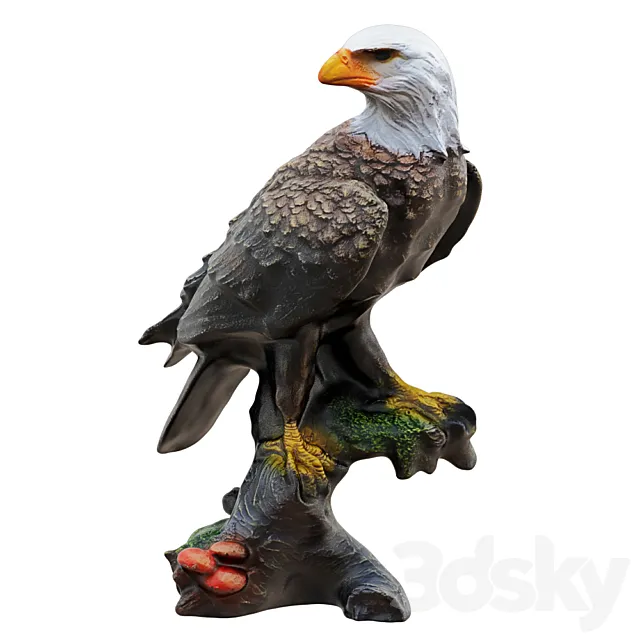 Garden eagle figurine 3DModel Garden eagle figurine 3DModel