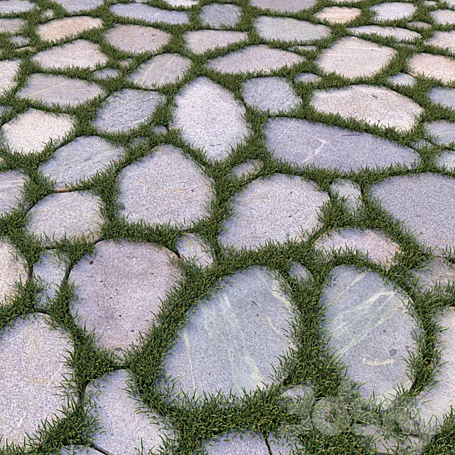 Garden floor 3D Model Garden floor 3D Model