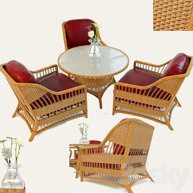 garden furniture 3DModel garden furniture 3DModel