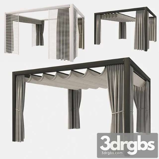 Garden Gazebo Unosider Mood Ype 3D Model Download