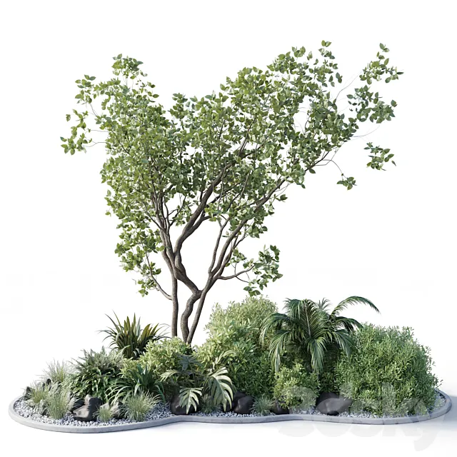 garden pot tree bush – Collection outdoor indoor 113 3DModel garden pot tree bush – Collection outdoor indoor 113 3DModel