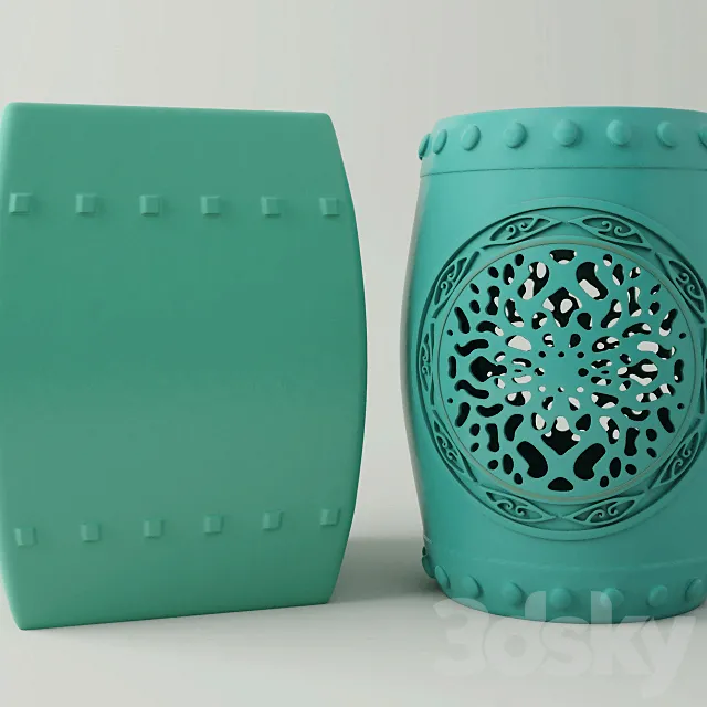 Garden Stools 3D Model