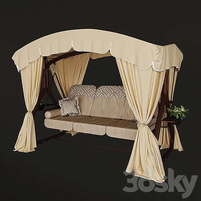 Garden swing 3D Model