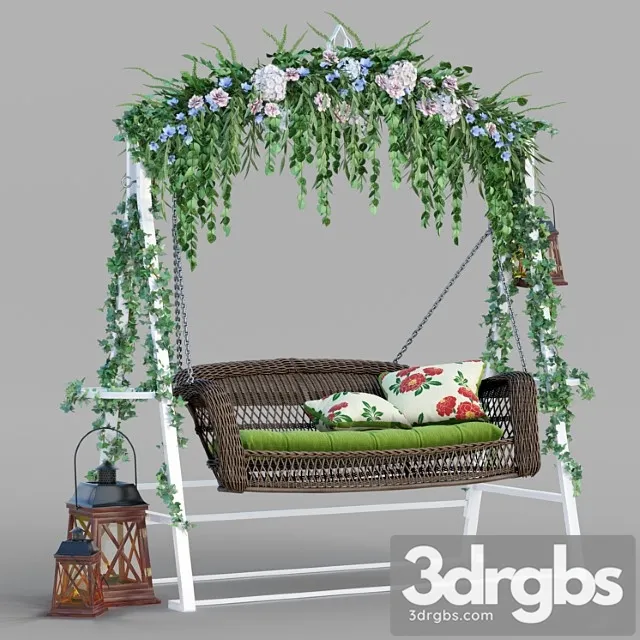 Garden Swing 3D Model Download
