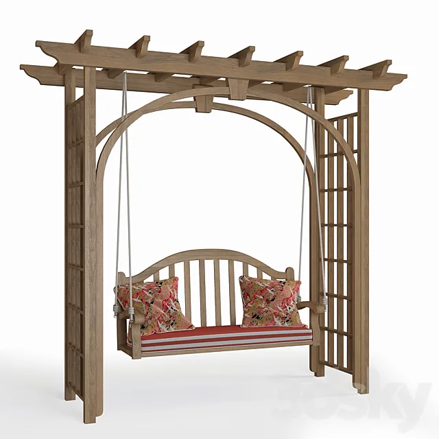 Garden swing 3DModel