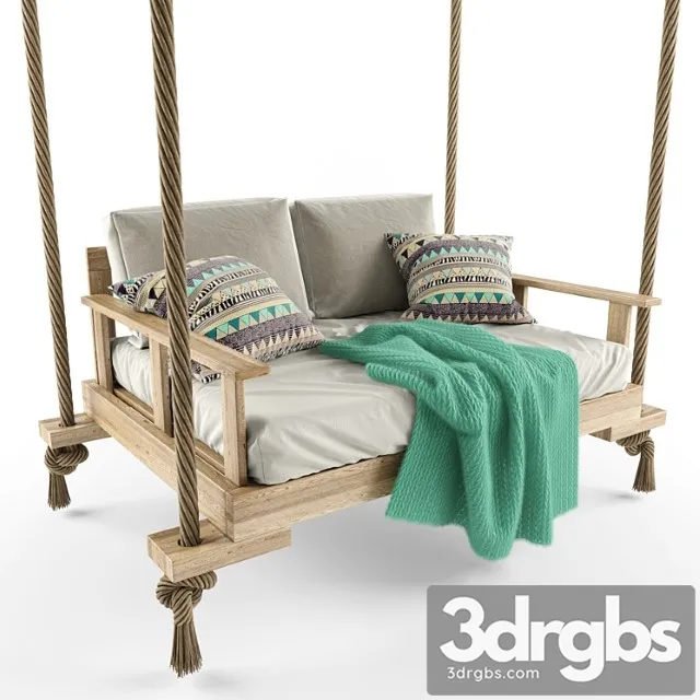 Garden Swing Sofa 3D Model Download