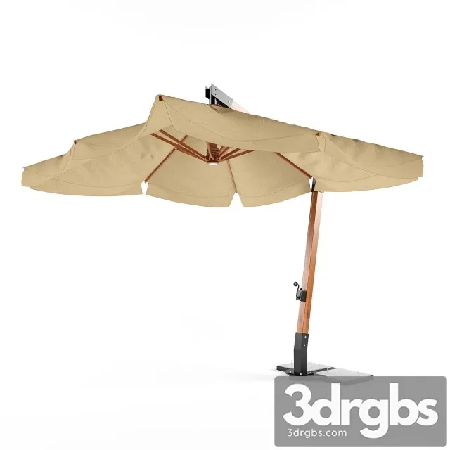 Garden Umbrella 3D Model Download