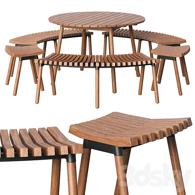 Garden_table_chair_OVERALLT 3DModel