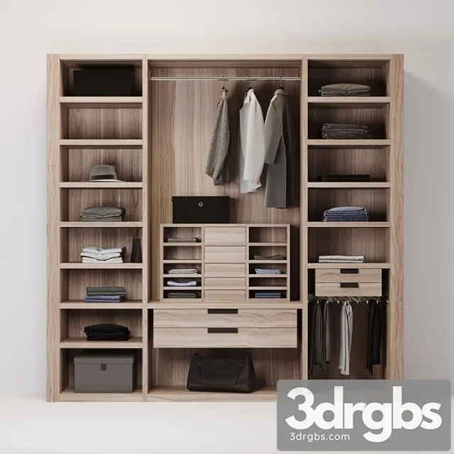 Garderob Poliform 10 3D Model Download