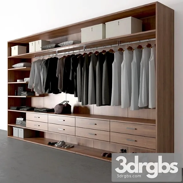 Garderob Poliform 7 3D Model Download