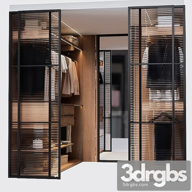 Garderob Walk In 3D Model Download