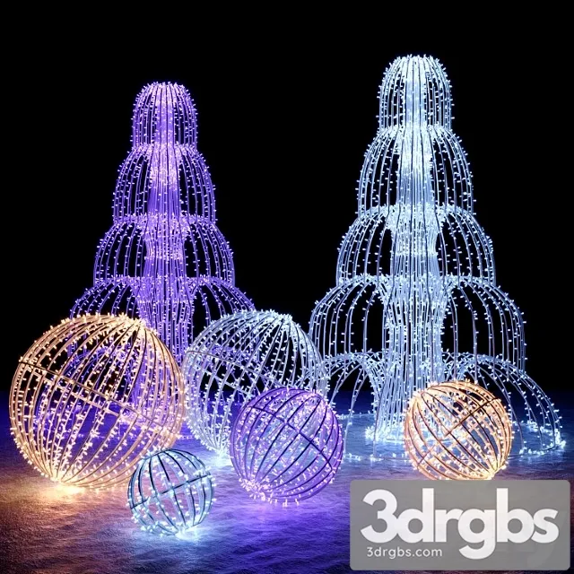 Garland figures 3D Model Download