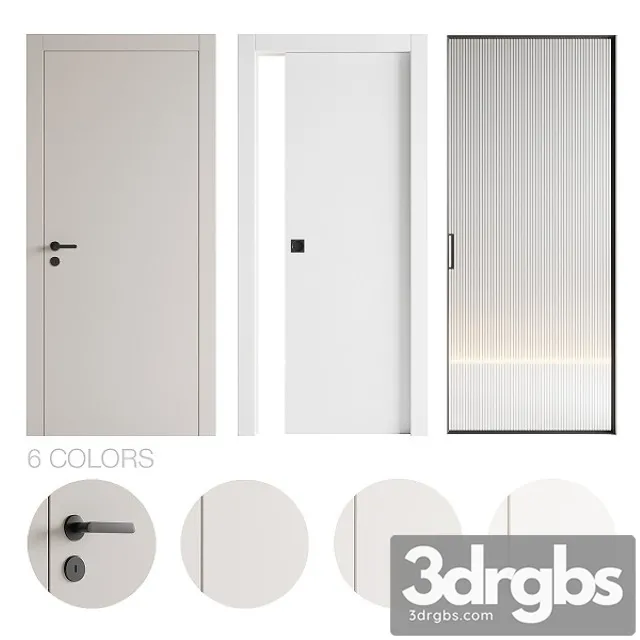 Garofoli Doors Set 3 3D Model Download - 3DSKY Decor Helper