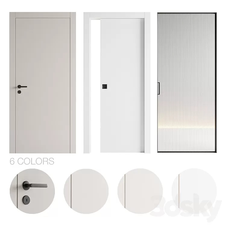 Garofoli Doors Set 3 3D Model