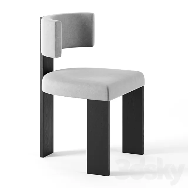 Gary Dining Chair by Nina Seirafi 3D Model