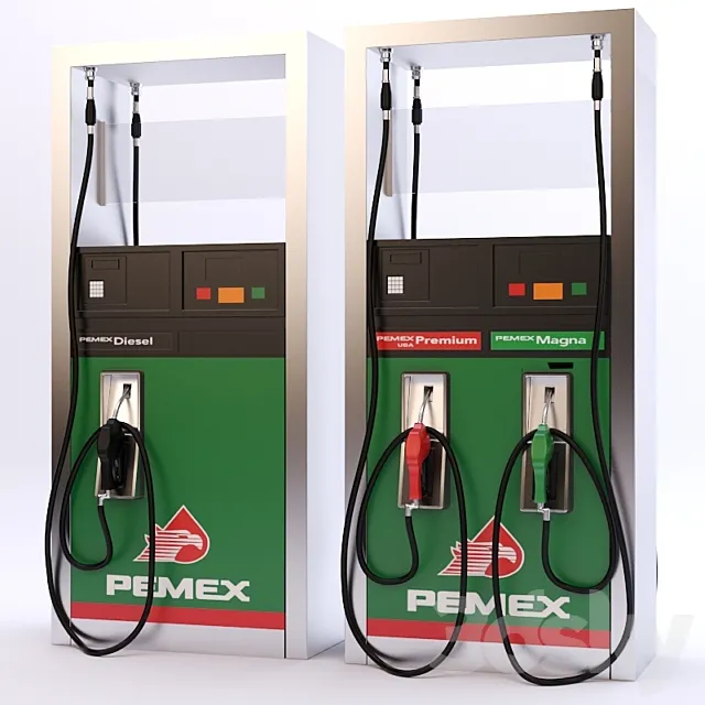 GAS DISPENSER UNITS-1 3D Model GAS DISPENSER UNITS-1 3D Model