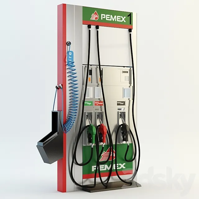 GAS DISPENSER UNITS-2 3D Model GAS DISPENSER UNITS-2 3D Model