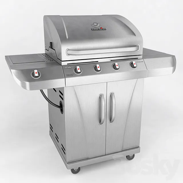 Gas Grill Char-Broil 3D Model Gas Grill Char-Broil 3D Model