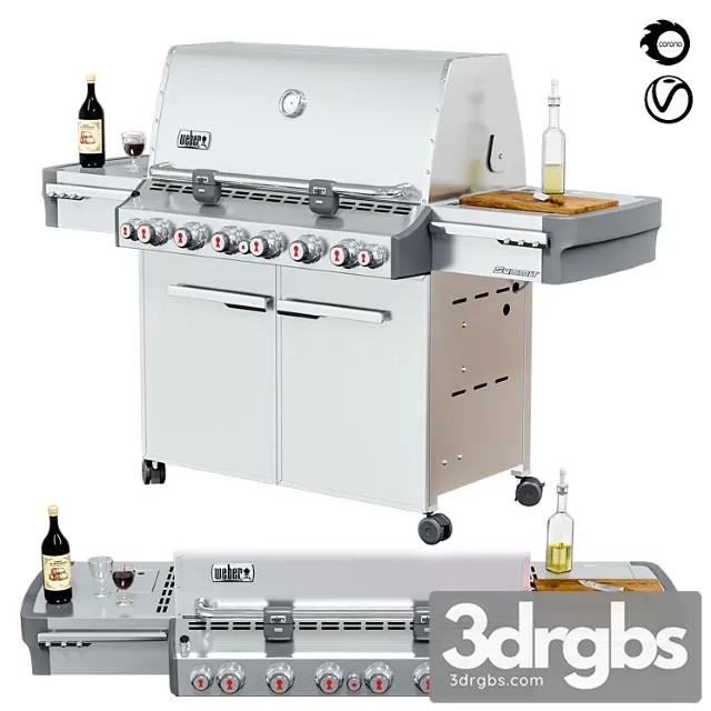 Gas Grill Weber Summit S 670 Gbps 3D Model Download Gas Grill Weber Summit S 670 Gbps 3D Model Download