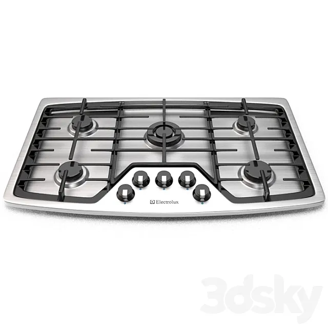 gas stove EW36GC55PS Electrolux 36 3D Model