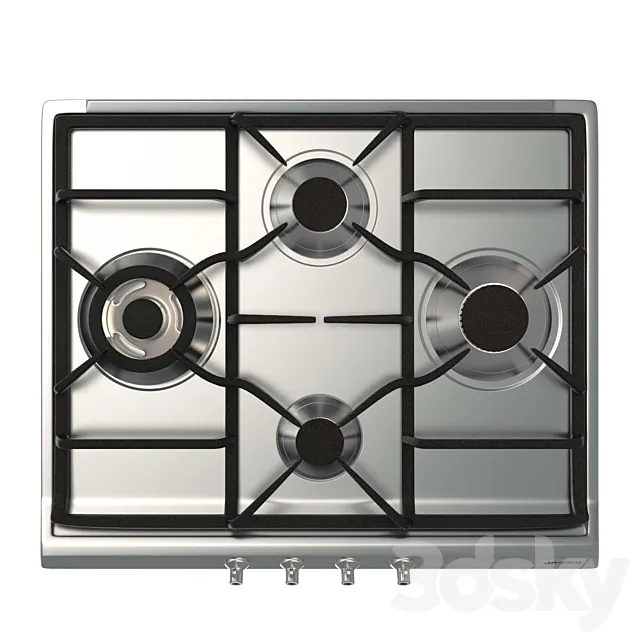 Gas stove Smeg SER60SGH3 3DModel