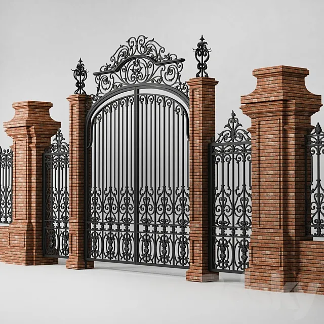 Gate 2233 3DModel Gate 2233 3DModel