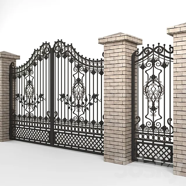 Gate 2244 3D Model Gate 2244 3D Model