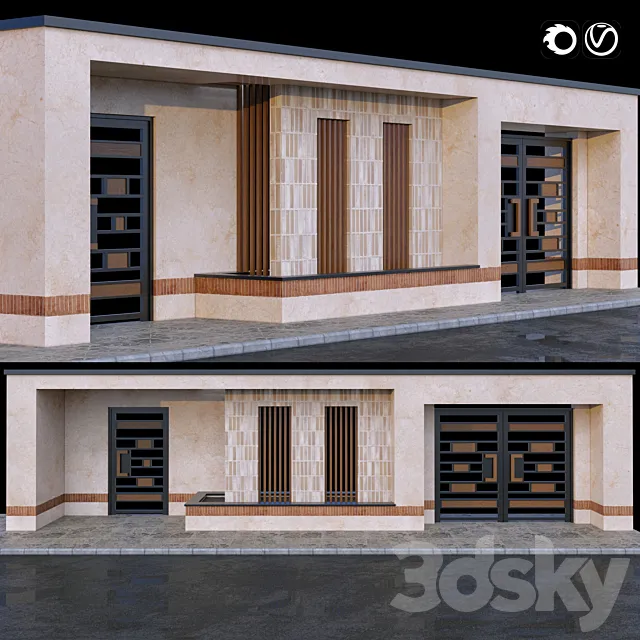 Gate 3D Model Gate 3D Model