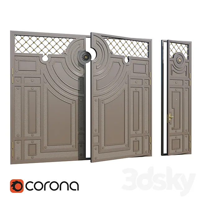 Gate 3D Model Gate 3D Model