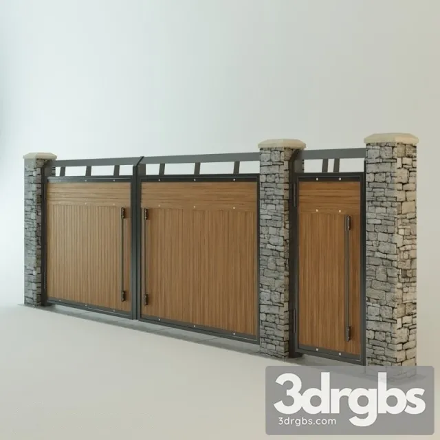 Gate Wood Modem 3D Model Download