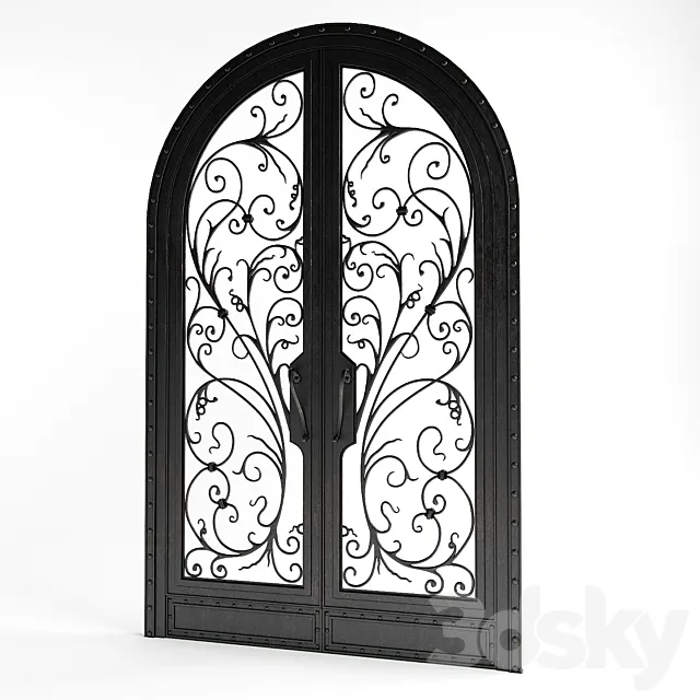 Gates forging 3D Model Gates forging 3D Model