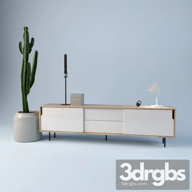 Gates Tv Cabinet 3D Model Download