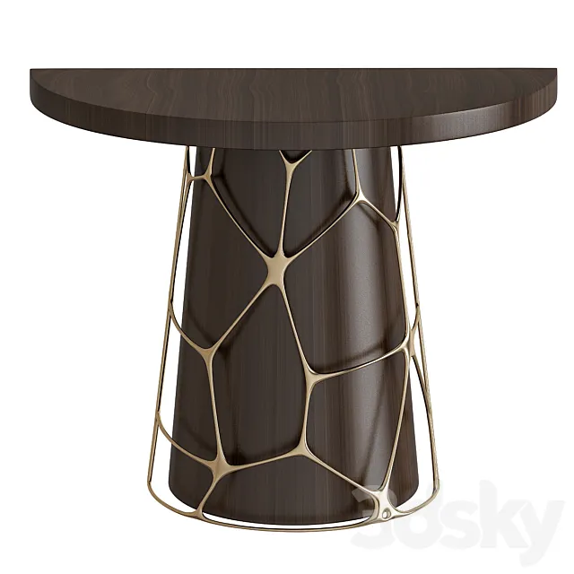 Gaudi console table 3D Model