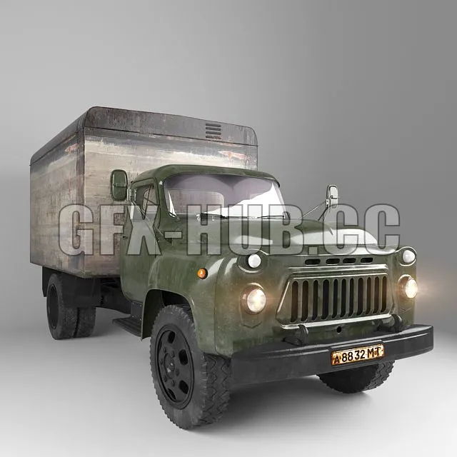 GAZ 52 3D Model