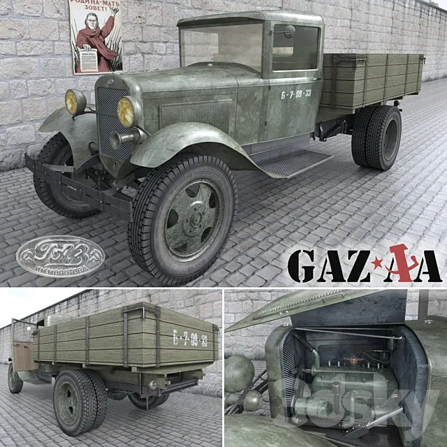 GAZ-AA 3D Model