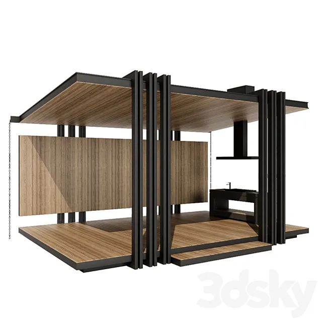 Gazebo 1 3D Model Gazebo 1 3D Model